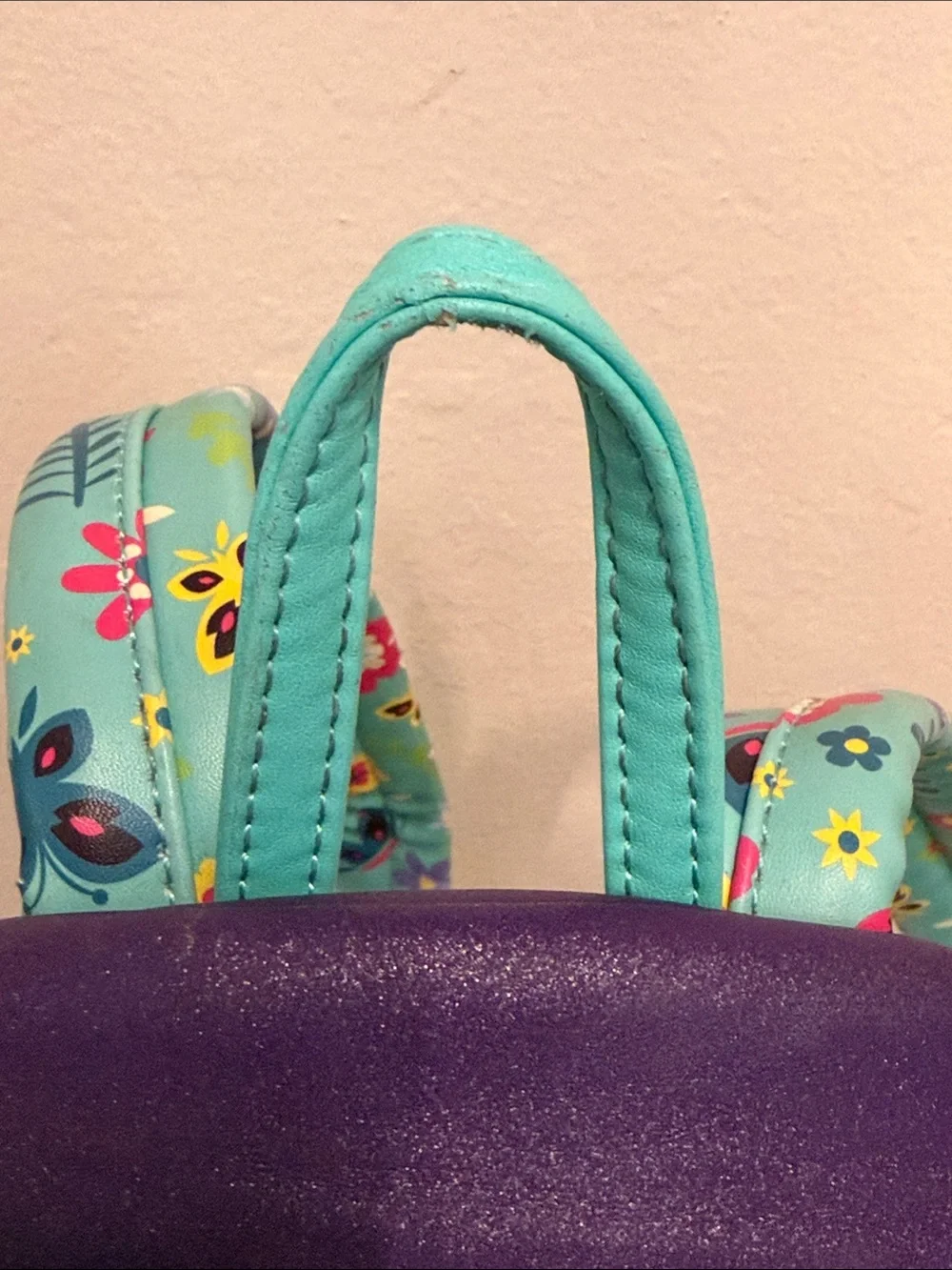 Disney Loungefly Encanto Purple Floral Mini Backpack